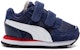 (TD) Puma Vista V 'Navy White' Lelaki Kasual Wrna Biru Putih 369541-02