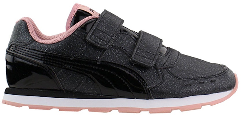 (Toddler) Puma Vista Glitz 'Black Pink' 369720-06 Order (Toddler) Puma Vista Glitz 'Black Pink' 369720-06