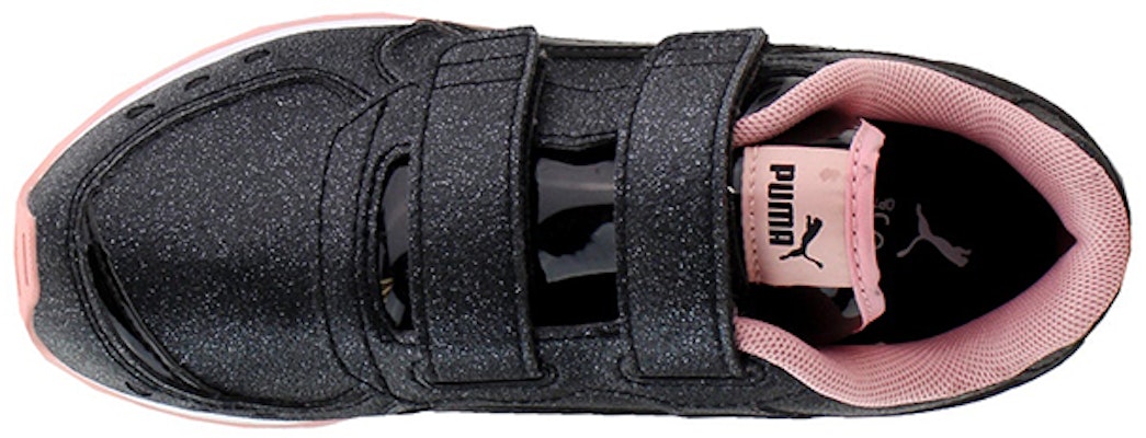 (Toddler) Puma Vista Glitz 'Black Pink' 369720-06 Shop (Toddler) Puma Vista Glitz 'Black Pink' 369720-06