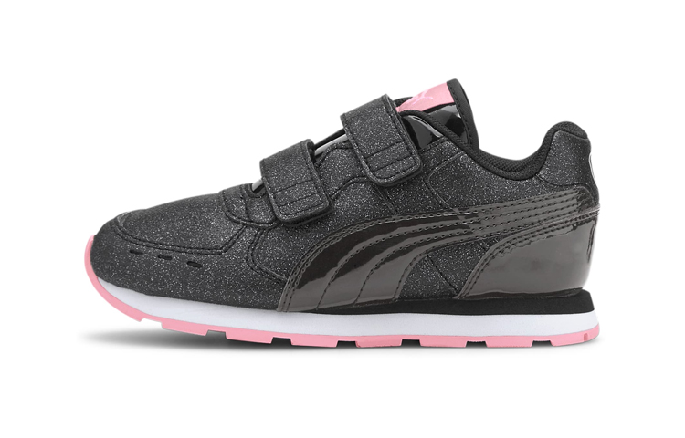 (Toddler) Puma Vista Glitz V 'Black Pink' 369720-10