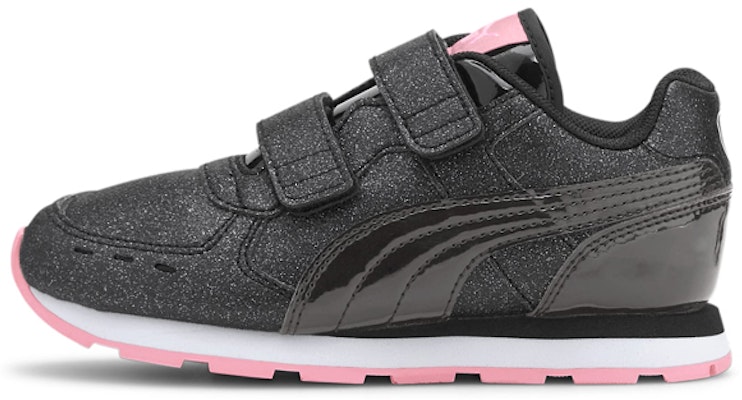 (Toddler) Puma Vista Glitz V 'Black Pink' 369720-10 Buy (Toddler) Puma Vista Glitz V 'Black Pink' 369720-10