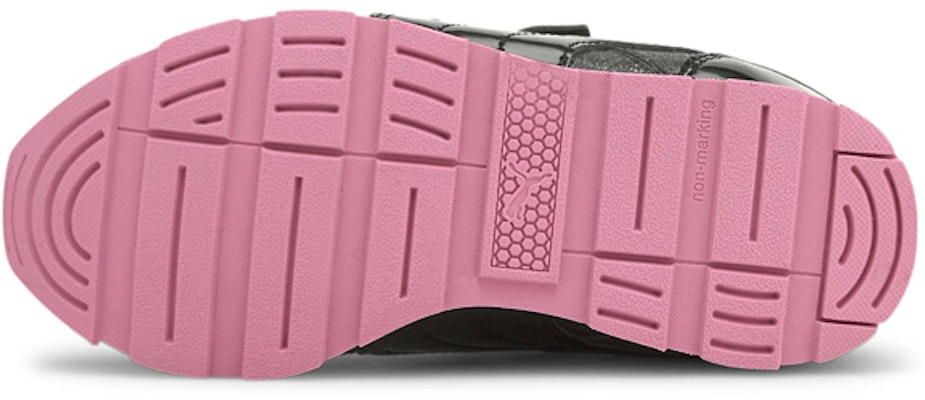(Toddler) Puma Vista Glitz V 'Black Pink' 369720-10 Purchase (Toddler) Puma Vista Glitz V 'Black Pink' 369720-10