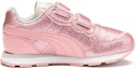 Order (TD) Puma Vista Glitz V 'Pink Glitter' Kasut Wanita Warna Merah Jambu Berkilau 369720-05