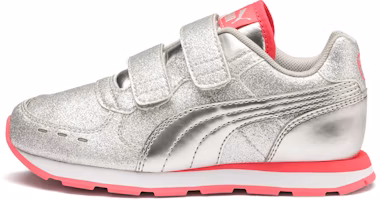 (Toddler) Puma Vista Glitz V 'Silver Pink' 369720-04 (Toddler) Puma Vista Glitz V 'Silver Pink' 369720-04