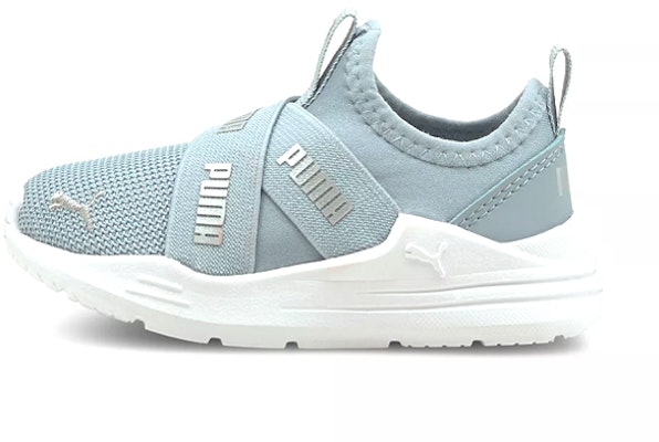 (Toddler) Puma Wired Run Slip-On 'Blue Silver' 381995-01 Buy (Toddler) Puma Wired Run Slip-On 'Blue Silver' 381995-01