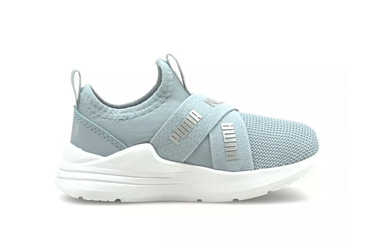 Order 嬰童 Puma Wired Run Slip On 藍銀 跑步鞋