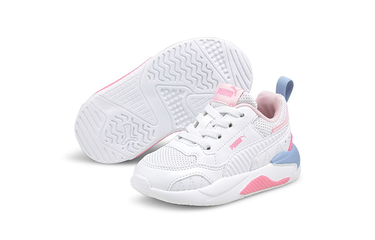 Lookbook (TD) プーマ X-ray 2 スクエアAC INF ピンク/白 374265-08