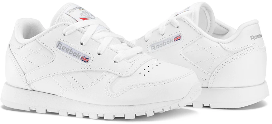 (Toddler) Reebok Classic Leather 'White Grey' 50192 Lookbook (Toddler) Reebok Classic Leather 'White Grey' 50192