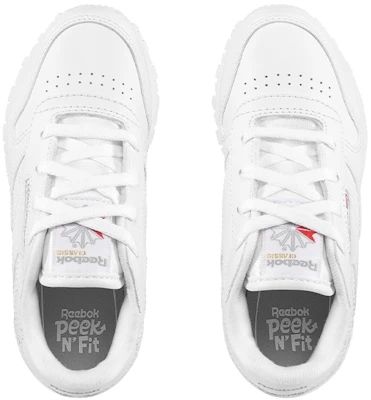 (Toddler) Reebok Classic Leather 'White Grey' 50192 Shop (Toddler) Reebok Classic Leather 'White Grey' 50192