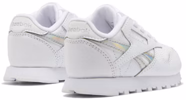 Shop (Reebok) 經典皮革 '白色彩虹光' 童鞋 HQ3908