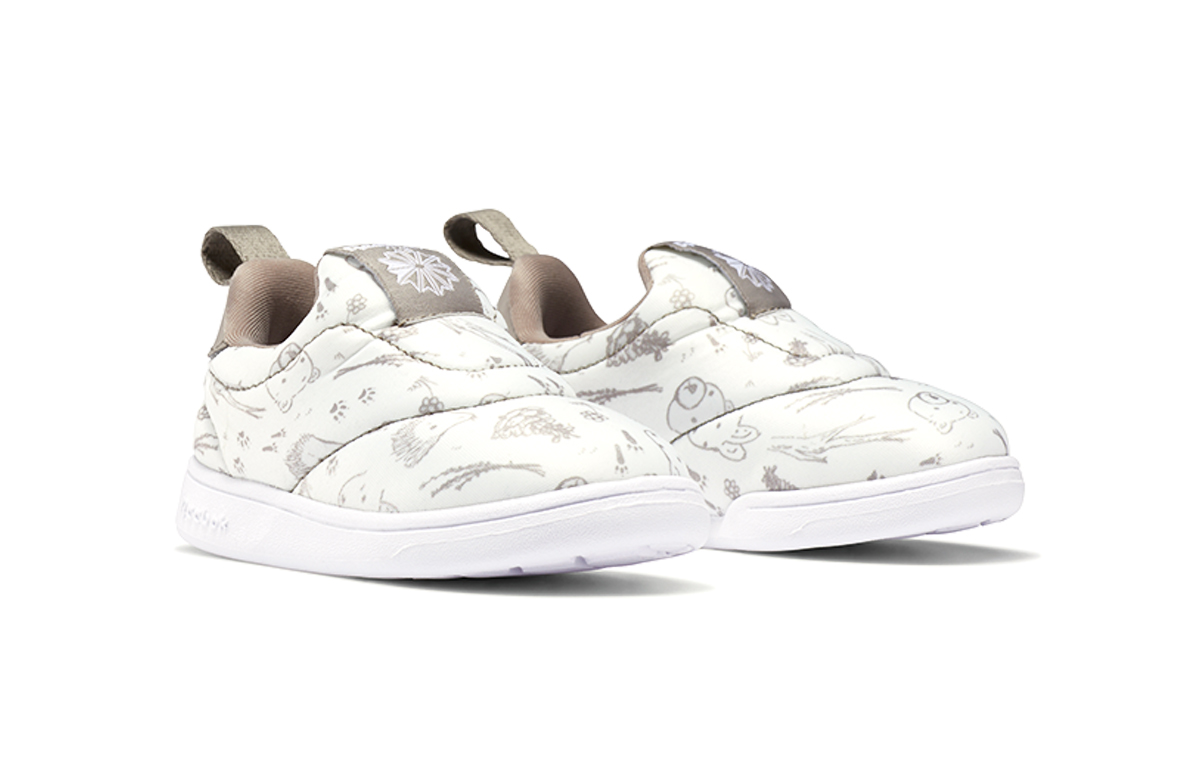 Lookbook (TD) Reebok Club C Slip On III ''Blanc Khakibrown'' FY7581