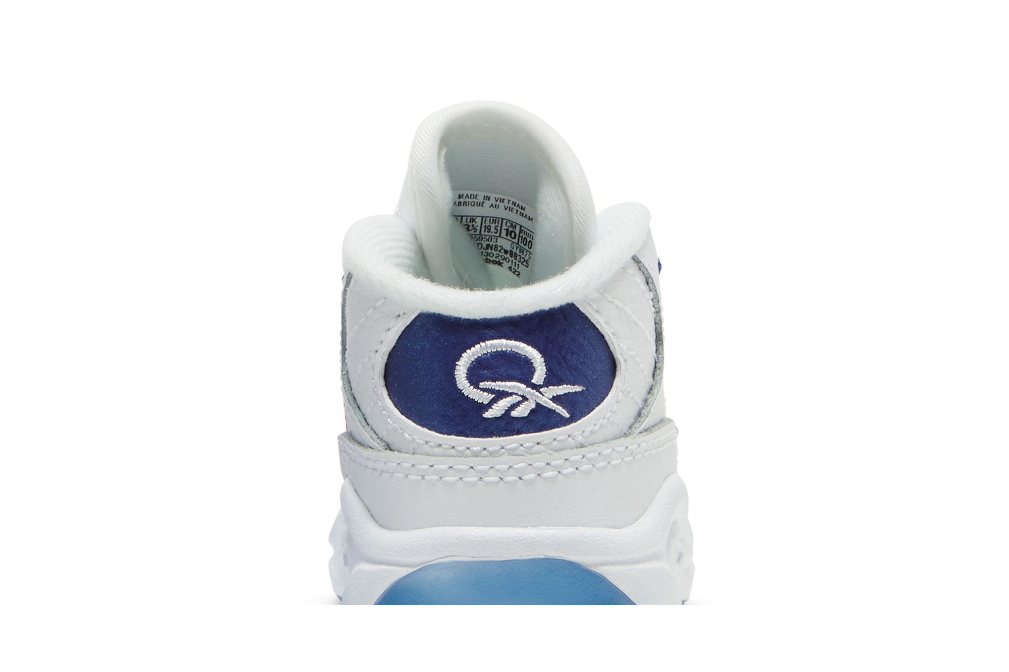 Sizing (TD) Reebok Question Mid 'Blue Toe' 2022 Zapatillas Deportivas. GY8825
