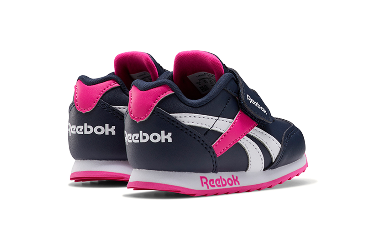 Shop (TD) Reebok Royal Classic Jogger 2 'Biru Gelap Putih Merah Jambu' FW8966