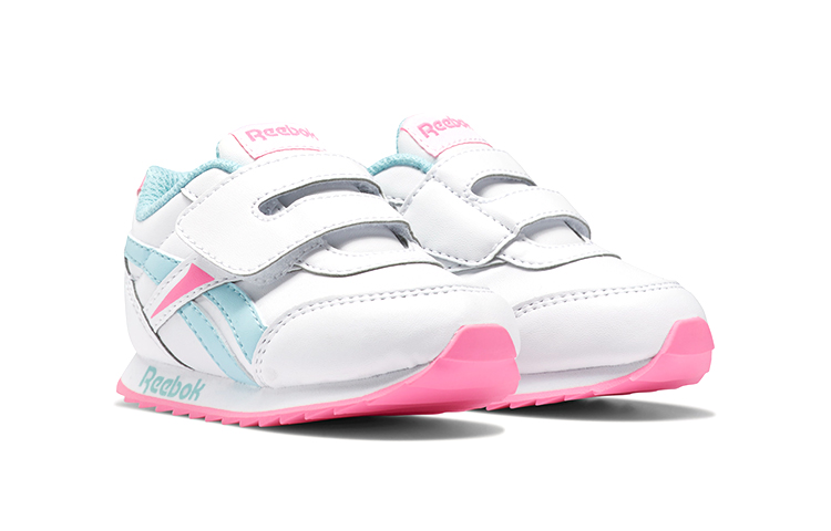 Lookbook (TD) Reebok Royal Classic Jogger 2 'Blanco Azul Rosa' FY4801