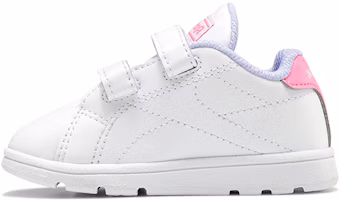 (Toddler) Reebok Royal Complete Cln 2 Sneakers White/Purple FW8904 (Toddler) Reebok Royal Complete Cln 2 Sneakers White/Purple FW8904