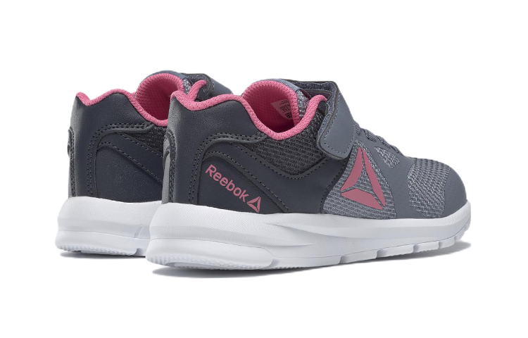 Shop BP 幼兒 Reebok Rush Runner 舒適耐磨跑步鞋 灰粉色