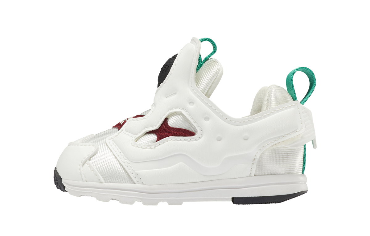 (Toddler) Reebok Versa Pump Fury Mu Running Shoes White/Green/Red FV7436