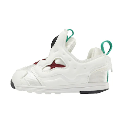 (TD) Reebok Versa Pump Fury Mu Running Shoes White/Green/Red