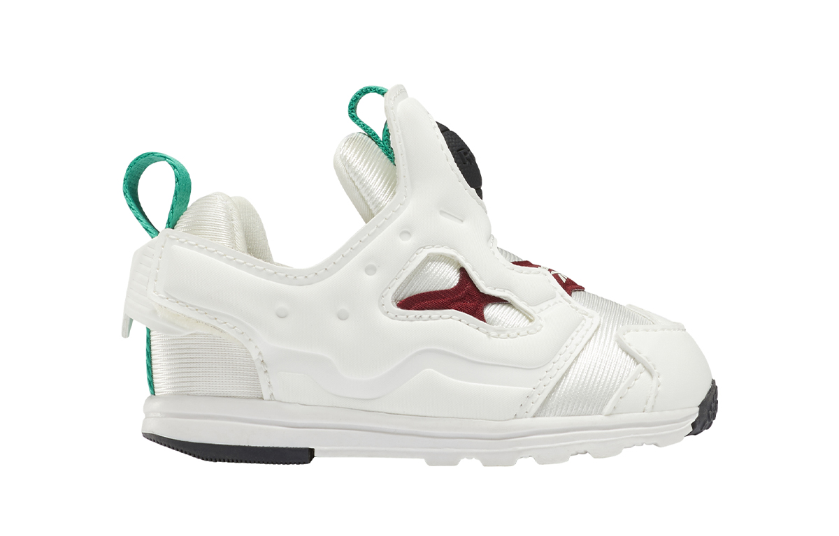 Order (TD) Reebok Versa Pump Fury Mu Scarpe da Running Bianco/Verde/Rosso FV7436