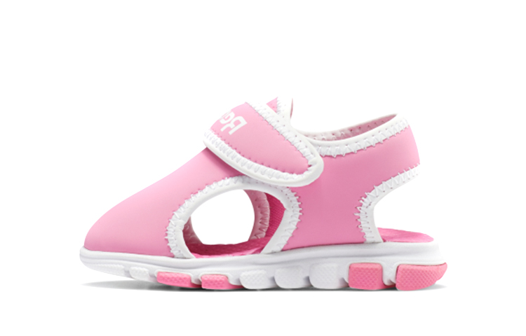 (Toddler) Reebok Wave Glider 3 Velcro Outdoor Minimalistic Pale Pink Sandals EH0212