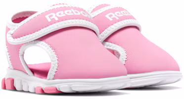 Lookbook (Toddler) Reebok Wave Glider 3 Velcro Outdoor Minimalistic Pale Pink Sandals EH0212