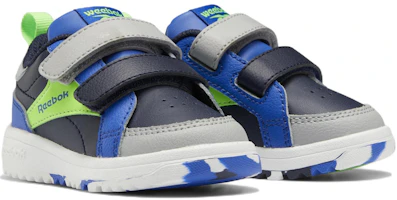 Lookbook (Toddler) Reebok Weebok Clasp Low 'Navy Solar Lime Camo' GZ0872
