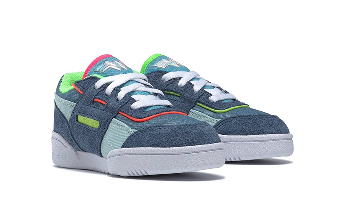 Lookbook TD嬰童 Reebok Workout Plus 藍色 板鞋