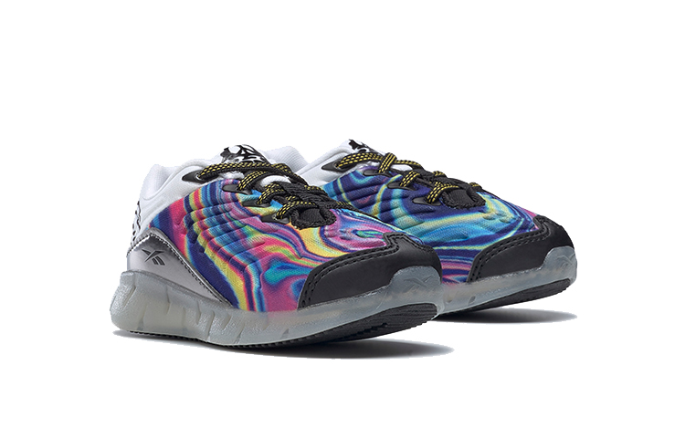 Lookbook (Toddler) Reebok Zig Kinetica 'Black White Yellow' FX3368