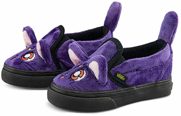(Toddler) Sailor Moon x Vans Slip-On V 'Pretty Guardian - Luna' VN0005VZ447 Order (Toddler) Sailor Moon x Vans Slip-On V 'Pretty Guardian - Luna' VN0005VZ447