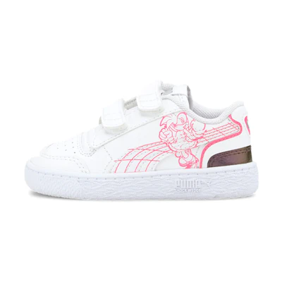 (TD) Puma SEGA Ralph Sampson Leisure Sneakers White 'Pink Blue'