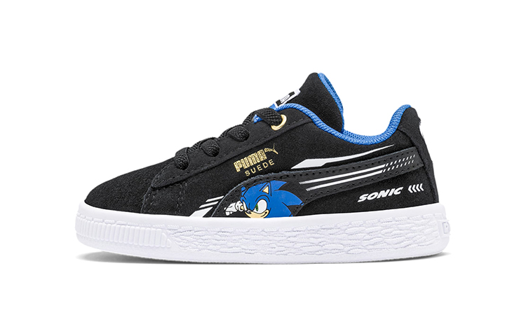 Buy (TD) プーマ SEGA スエード ソニック "青/黒" 371999-01