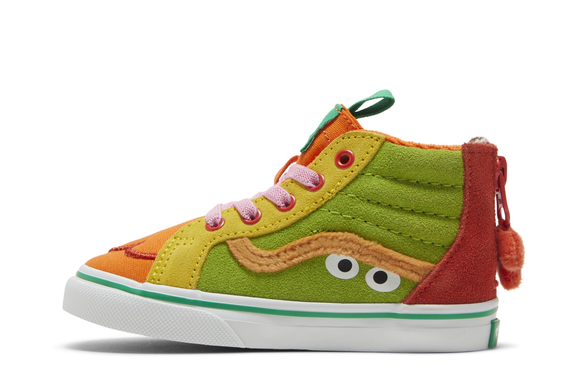 Lookbook (幼兒) 芝麻街 x Vans Sk8-Hi 拉鍊鞋 '餅乾怪獸' VN000C4PBMC