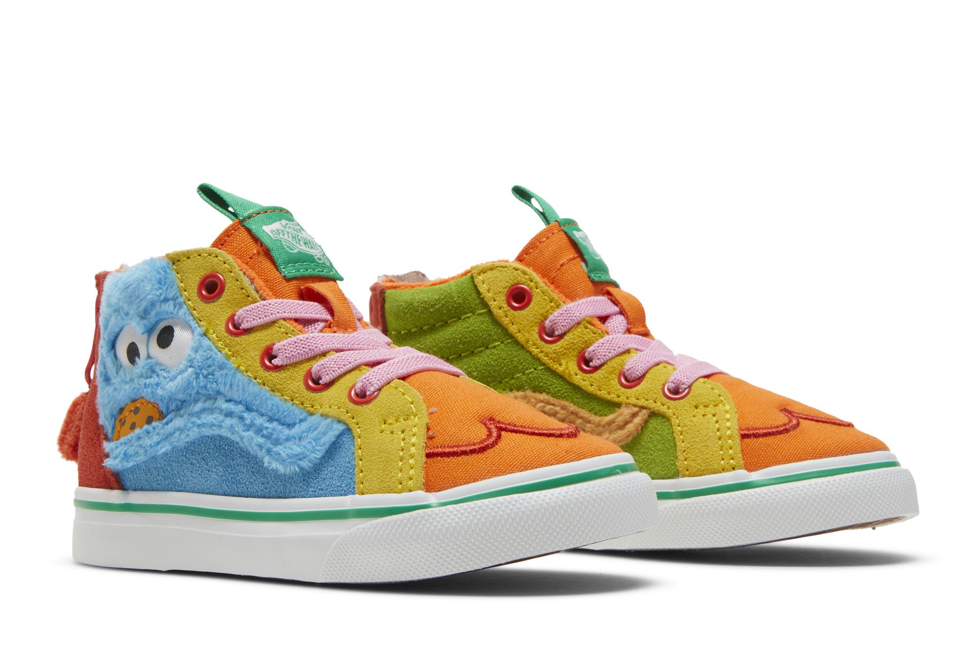 Cheap (幼兒) 芝麻街 x Vans Sk8-Hi 拉鍊鞋 '餅乾怪獸' VN000C4PBMC
