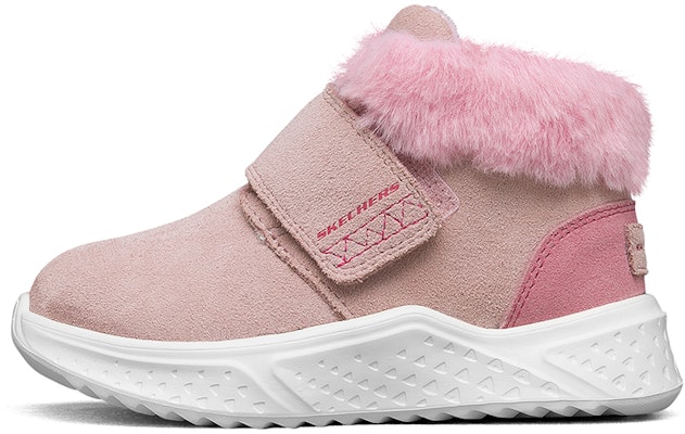 (Youth) Skechers Winter Comfy Boots 'Pink White' 664194N-LTPK Buy (Youth) Skechers Winter Comfy Boots 'Pink White' 664194N-LTPK