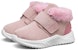 (JR) Skechers But But Comfy Musim Sejuk 'Merah Jambu Putih' 664194N-LTPK