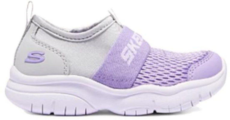 (JR) Skechers Zapatos Sin Cordones Cómodos 'Morado Plata' 302579N-GYLV Order (JR) Skechers Zapatos Sin Cordones Cómodos 'Morado Plata' 302579N-GYLV