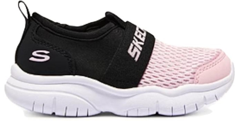 (Youth) Skechers Slip-On Comfy Shoes 'Pink Black' 302579N-BKPK Order (Youth) Skechers Slip-On Comfy Shoes 'Pink Black' 302579N-BKPK
