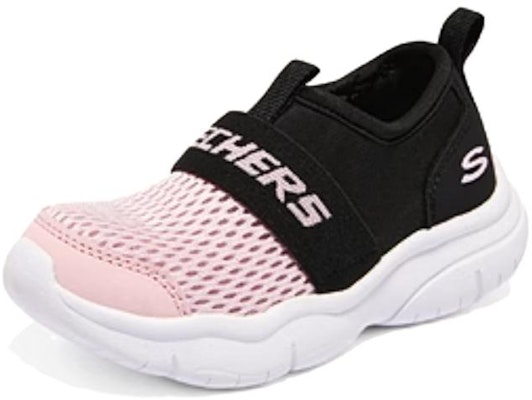 (JR) Skechers Zapatos Cómodos Sin Cordones 'Rosa Negro' 302579N-BKPK Lookbook (JR) Skechers Zapatos Cómodos Sin Cordones 'Rosa Negro' 302579N-BKPK