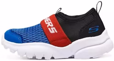 (Youth) Skechers Slip-On Sport Shoes 'Blue Red Black' 405215N-RYBK (Youth) Skechers Slip-On Sport Shoes 'Blue Red Black' 405215N-RYBK