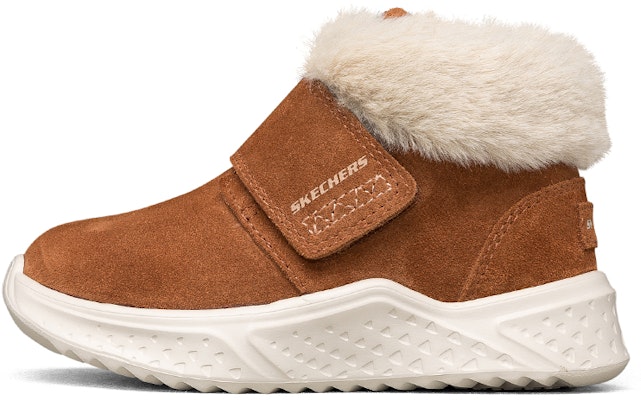 (Youth) Skechers Winter Boots 'Tan White' 660087N-BRN Buy (Youth) Skechers Winter Boots 'Tan White' 660087N-BRN