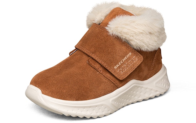 (Youth) Skechers Winter Boots 'Tan White' 660087N-BRN Lookbook (Youth) Skechers Winter Boots 'Tan White' 660087N-BRN