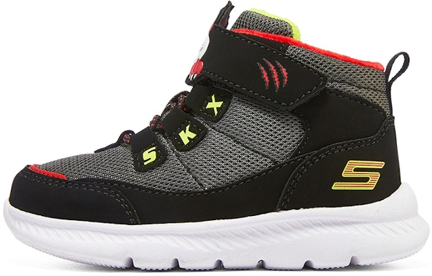 (Youth) Skechers Microspec Zovox Blended Velcro Shoes 'Black Grey Red' 407307N-BKRD Buy (Youth) Skechers Microspec Zovox Blended Velcro Shoes 'Black Grey Red' 407307N-BKRD