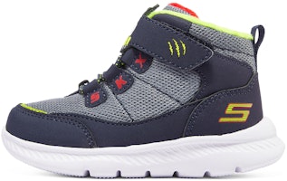 (Youth) Skechers Microspec Zovox Blended Velcro Shoes 'Navy Grey' 407307N-NVLM (Youth) Skechers Microspec Zovox Blended Velcro Shoes 'Navy Grey' 407307N-NVLM