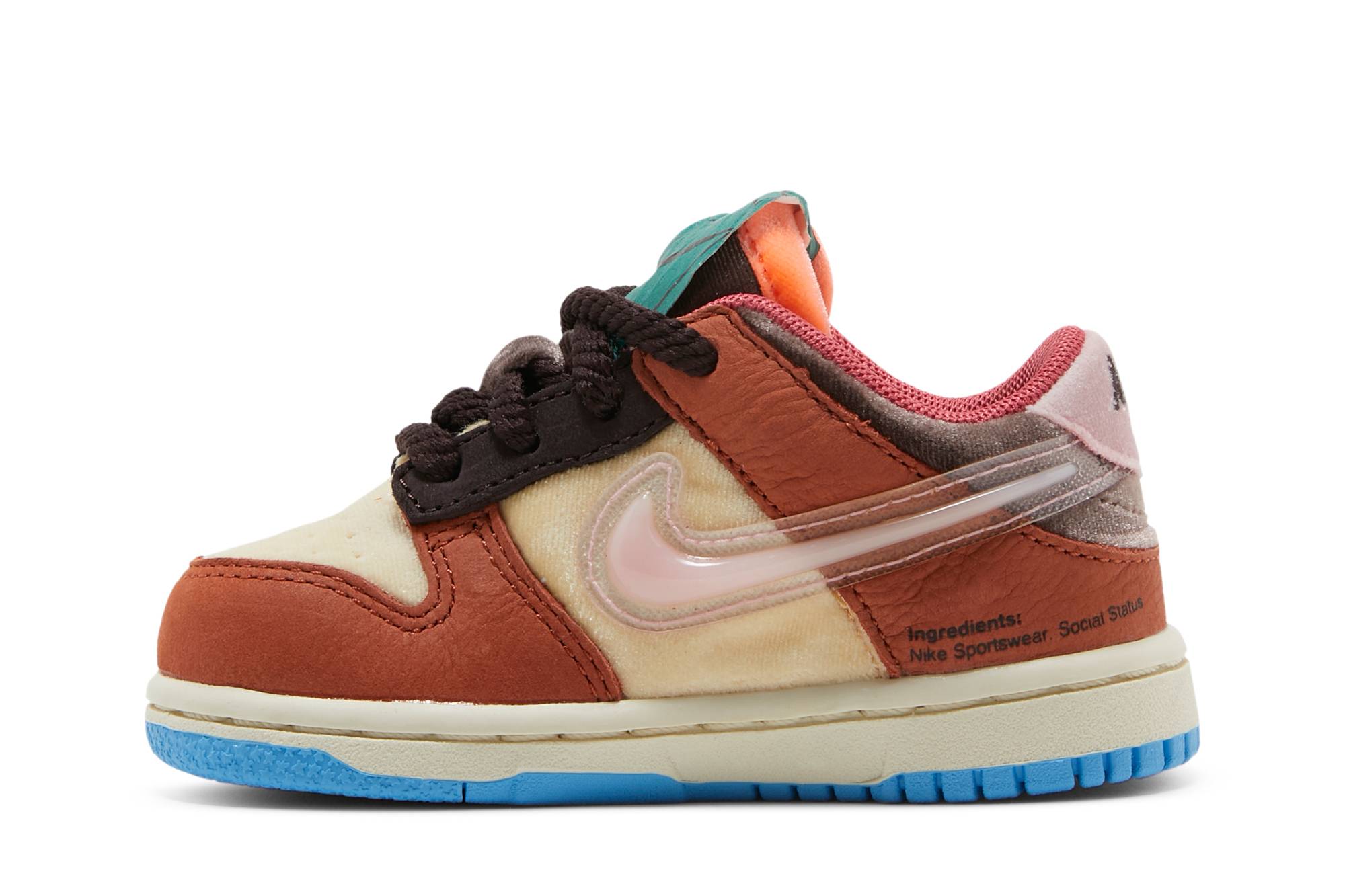 Lookbook (幼童) Social Status x Nike Dunk Low '巧克力牛奶' DM3350-700
