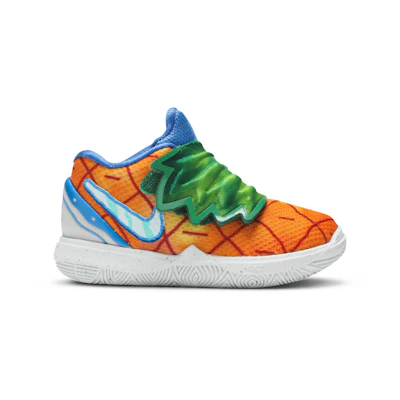 (TD) SpongeBob SquarePants Nike Kyrie 5 'Pineapple House'