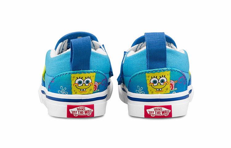 Shop (TD) SpongeBob SquarePants x Vans Slip-On Velcro '124 Conch Street' Lelaki VN000UBS9EZ
