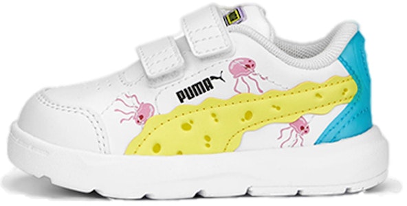 (TD) 海绵宝宝 x 彪马 Evolve Court V '白色' 390871-01 Buy (TD) 海绵宝宝 x 彪马 Evolve Court V '白色' 390871-01