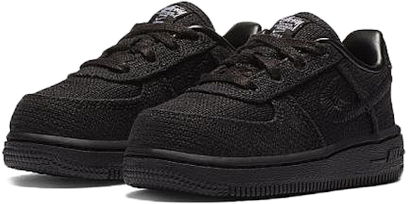 (TD) Stüssy x Nike Air Force 1 低帮 '黑色' DC8306-001 Lookbook (TD) Stüssy x Nike Air Force 1 低帮 '黑色' DC8306-001