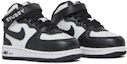 Cheap (TD) 스투시 x 나이키 에어포스 1 미드 "블랙 화이트" DN4160-002