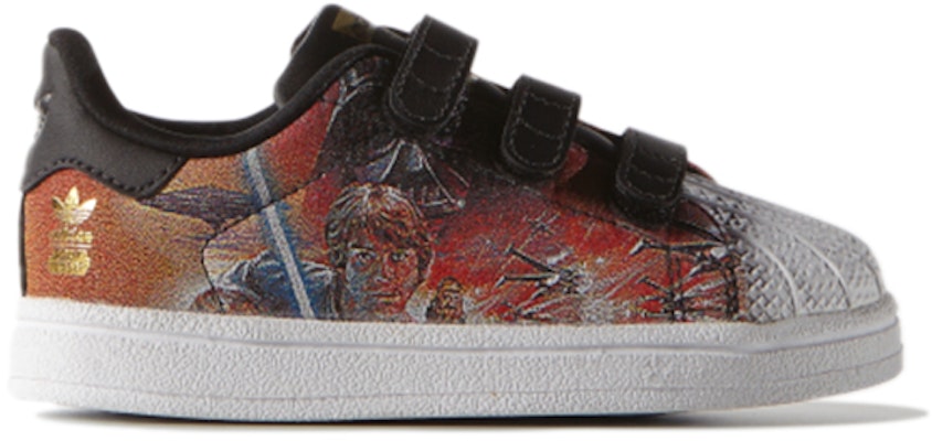 (TD) adidas Star War x adidas originals Superstar 'Hitam Putih' B24727 Order (TD) adidas Star War x adidas originals Superstar 'Hitam Putih' B24727